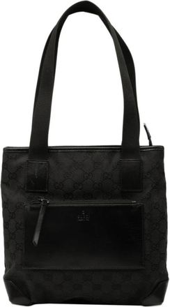 Gucci Pre-owned Carryall Tote - Dames - Vintage Shopper - Zwart - ONE Size - Vintage