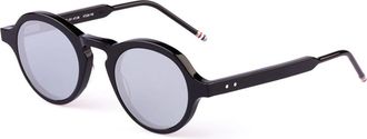 Thom Browne Stijlvolle zonnebril - unisex - Zonnebrillen - Zwart - 47 MM - Accessoires