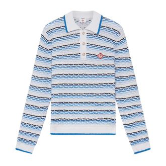 Casablanca Polo Shirts - Heren - Polos - Blauw - XL - Tops