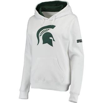 Stadium Athletic Womens White Michigan State Spartans Big Logo Pullover Sweatshirt at Nordstrom, Size Xx-Large