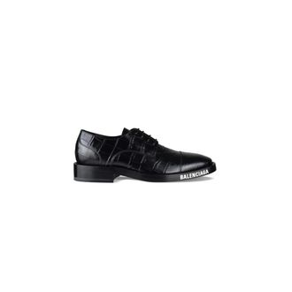 Balenciaga Schoenen, Heren, Zwart, 40 EU, Leer, Derby Schoen