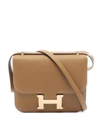 Herm&egrave;s 2024 mini Constance 3 Miroir Verso cross body bag - Brown