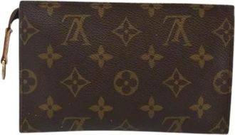 Louis Vuitton Pre-owned Clutches, female, Brown, Size: ONE SIZE Pre-owned Canvas Pouch