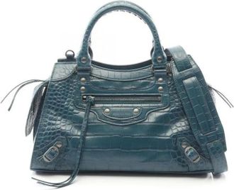 Balenciaga Pre-owned Handbags, female, Green, Size: ONE SIZE Pre-owned Vintage Handbag