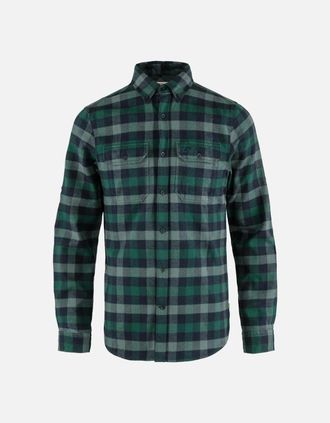 Fj&auml;llr&auml;ven Mens Fj&auml;llr&auml;ven Skog Shirt - Navy - Size: 38/Regular