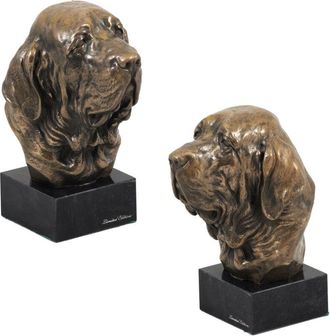 OEM Fila Brasileiro, Mast&iacute;n Brasile&ntilde;o - Estatuilla De Perro, Busto Sobre Base De Piedra, Escultura, Trofeo Para Una Exposici&oacute;n Canina De La Marca Art-dog