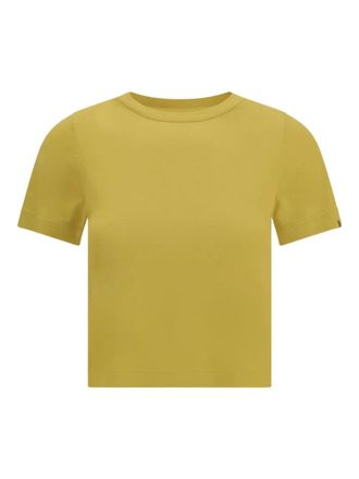 Extreme Cashmere N&deg;267 Tina crew-neck short-sleeve T-shirt - Yellow