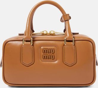Miu Miu Arcadie Small leather tote bag