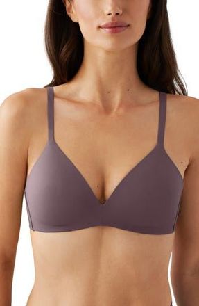 Wacoal How Perfect Wire Free T-Shirt Bra in Huckleberry at Nordstrom Rack, Size 34B