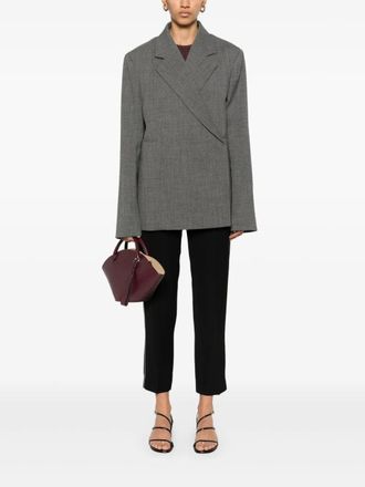 PESERICO Crepe Trousers - Black