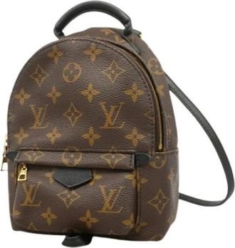 Louis Vuitton Pre-owned Vintage Canvas Backpack - Dames - Vintage Rugzakken - Bruin - ONE Size - Vintage