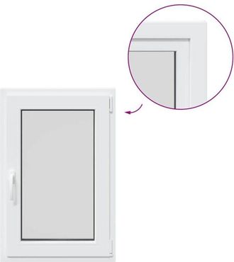 vidaXL Vidaxl - Ventana De S&oacute;tano risor 60x100 Cm Oscilobatiente Din Derecha Blanca
