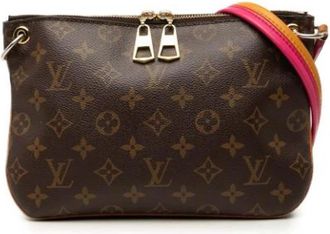 Louis Vuitton Pre-owned Lorette - Dames - Vintage Schoudertas - Bruin - ONE Size - Leer - Vintage