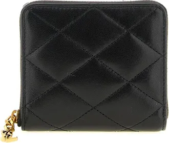 Saint Laurent Accessoires, Dames, Zwart, ONE Size, Leer, Pegaso Wallet