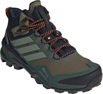 adidas Terrex Skychaser Gore-Tex Hiking Shoe in Olive/Silver Green/Black at Nordstrom, Size 8.5