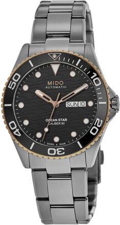 Mido Ocean Star 200 C Black Dial Grey Steel Mens Watch M042.430.21.051.00