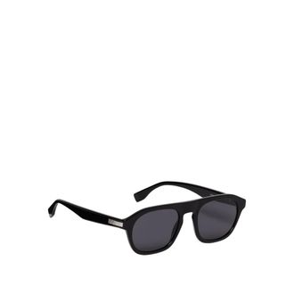 Fendi Accessoires, Heren, Zwart, ONE Size, Moderne Vierkante Zonnebril