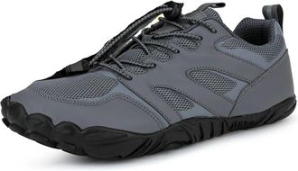 Generic Water Shoes Unisex Water Shoes Beach Wide Barefoot Shoes for Unisex Outdoor Running Casual Sneaker Shoes Mens Sneakers(Grey,44)