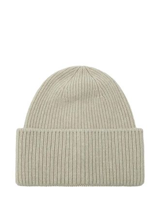 Destin ribbed-knit beanie hat - Neutrals