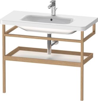 Duravit Barra De Toalla Durastyle 440x940mm Con Balda Blanco Brillante / Roble Macizo