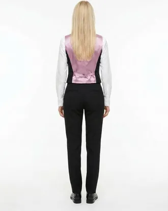 Dolce & Gabbana Silk-blend Jacquard Vest - Black