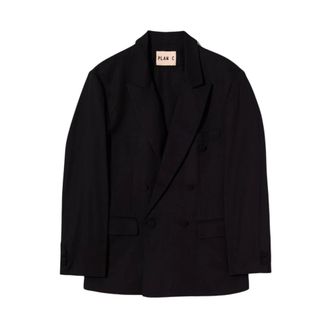 Plan C Mujer, Chaquetas, Negro, Talla: S