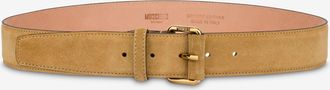 Moschino Cintura in suede - Beige