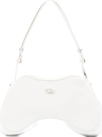 Diesel White Play Shoulder Bag