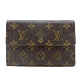 Louis Vuitton Pre-owned Canvas Portemonnee - unisex - Vintage Accessoires - Bruin - ONE Size - Vintage
