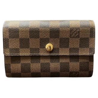 Louis Vuitton Pre-owned Wallets, female, Brown, Size: ONE SIZE Pre-owned Portefeuille Alexandra Damier Wallet