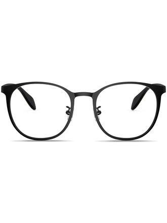 Emporio Armani round frame glasses - Black