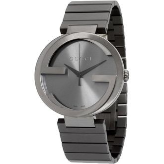 Gucci YA133210 Interlocking Grey Dial Mens Watch Stainless Steel - One Size
