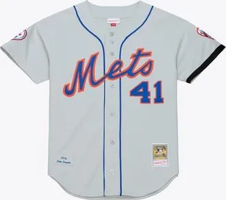 Mitchell & Ness Mens Mitchell & Ness Tom Seaver Gray New York Mets 1976 Authentic Jersey at Nordstrom, Size Medium