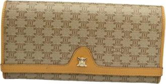 Celine Pre-owned Wallets, female, Beige, Size: ONE SIZE Pre-owned Vintage Wallet