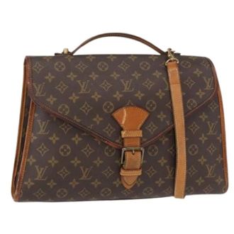 Louis Vuitton Pre-owned Shoulder Bags, female, Brown, Size: ONE SIZE Pre-owned Vintage Canvas Shoulder Bag