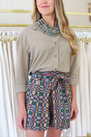Starkx Corduroy Lia Top In Olive