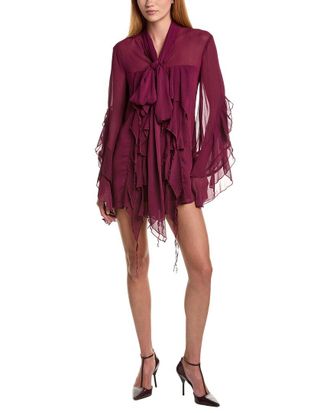 Bardot Alaia Ruffle Mini Dress