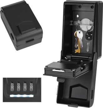 OEM Caja Fuerte Exterior Para Llaves, Caja Fuerte De Pared Grande Con 4 Combinaciones Y Llave Iluminada, Impermeable Y Resistente A La Corrosi&oacute;n Para El H