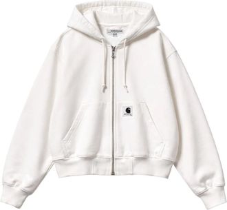 Carhartt Work in Progress Carhartt Wip, Zip-throughs, female, White, Size: M OG Active Casual Jacket