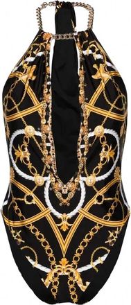 Camilla Womens Chain Neck Plunge One Piece In Coast To Coast
