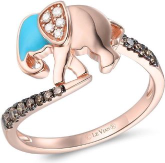 Le Vian Ladies Beautiful Creations Rings set in 14K Strawberry Gold