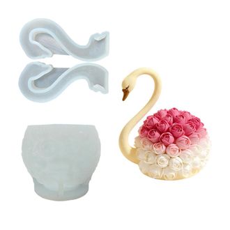 OEM Molde Para Pasteles Con Forma Art&iacute;stica De P&aacute;jaro Y Flor