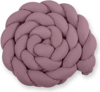 OEM Protector De Cuna Trenzado Xxl - Rosa Retro