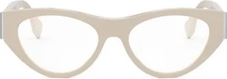 Fendi FE50092I Cat-Eye Full Rim Eyeglasses - Brown