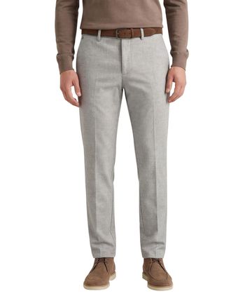Gardeur broek grijs Tonic katoen effen