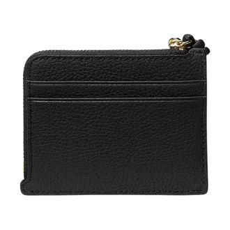 Michael Kors Wallets & Cardholders, female, Black, Size: ONE SIZE Jet Set Small Pebbled Leather Card Case Wristlet