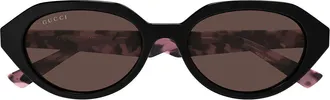 Gucci Sunglasses Gg2178 S 003 Black Pink/Purple Women
