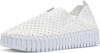 Ilse Jacobsen Tulip PU0023 Womens Flat Shoes White : EU 41 (US Womens 11) M, Microfiber/Rubber