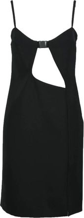 Dsquared2 Kleedjes, Dames, Zwart, XS, Polyester, jurk vrouw