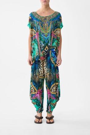 Camilla Jersey Drape Pant With Pocket in Animal Alchemy at Nordstrom, Size Xx-Small Au